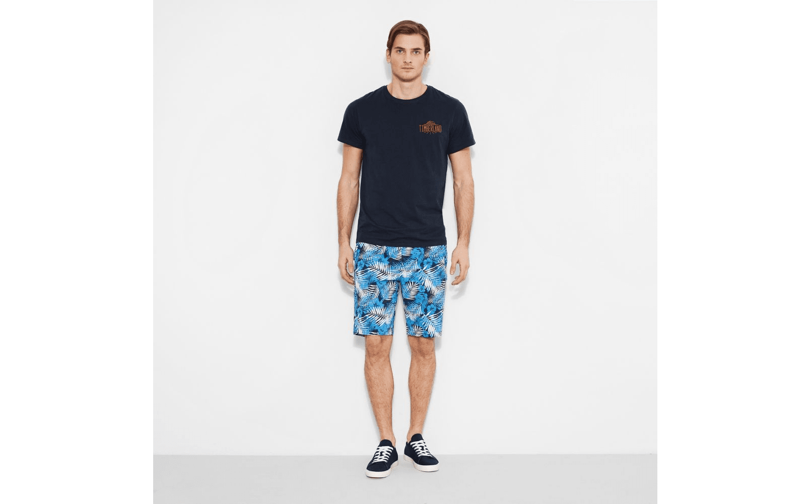 Къси панталони Timberland Sqm Lk AOP Chino Shrt