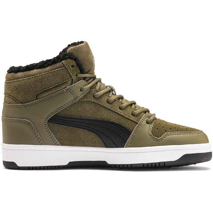 Юношески кецове Puma Rebound Layup Fur SD Jr