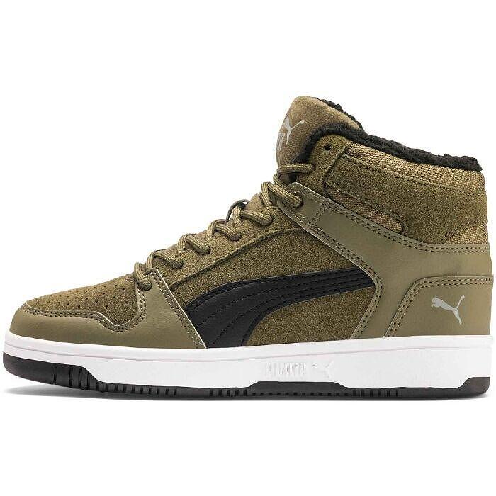 Юношески кецове Puma Rebound Layup Fur SD Jr